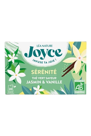 3 x Thé vert Sérénité Jasmin et vanille bio - 20 sachets