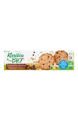 3 x Paquet Biscuits Épeautre Avoine pépites Bio réduits en sucres - 125 g