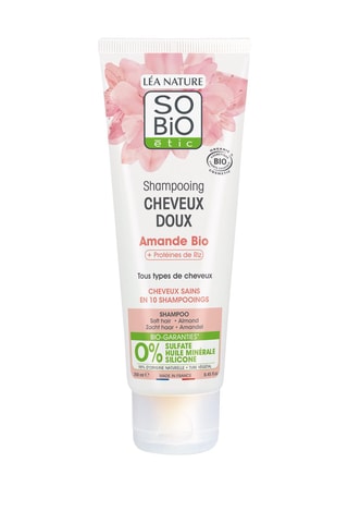 3 x Shampoing cheveux doux à l'amande bio et protéines de riz - 250 ml