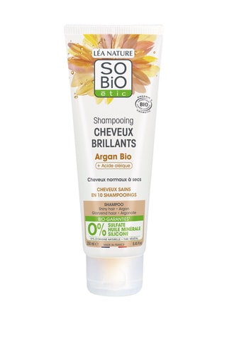 3 x Shampoing cheveux brillants à l'argan bio et acide oléique - 250 ml