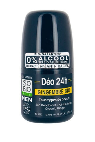 3 x Déodorant 24 h Men - Tout type de peau - Gingembre bio - 50 ml