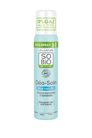 3 x Déo-soin éco-spray Aloe vera bio - Peaux normales à sensibles - 100 ml