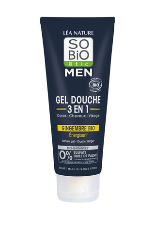 3 x Gel douche Men 3-en-1 au gingembre bio - 200 ml
