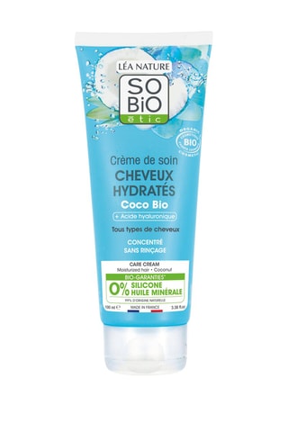 3 x Crème de soin cheveux hydratés à la coco bio et acide hyaluronique - 100 ml