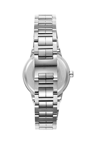 Relógio de quartzo em metal - Prateado e azul