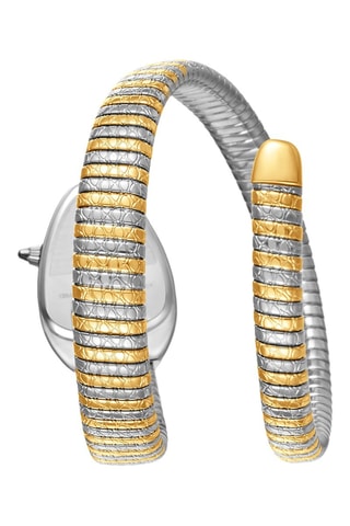 Orologio al quarzo in metallo - Argentato e dorato