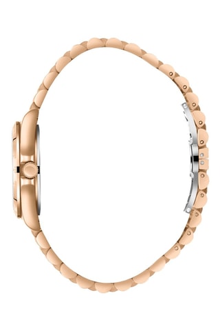 Relógio de quartzo em metal e diamante - Taquímetro