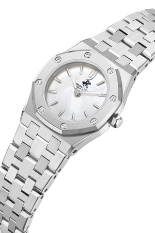 Relógio de quartzo em metal - Prateado