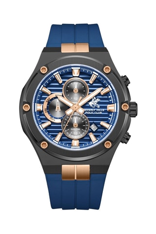 Relógio de quartzo em silicone e cerâmica