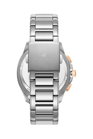 Relógio de quartzo em metal - Prateado