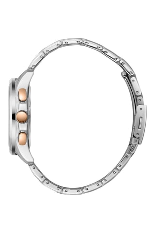 Relógio de quartzo em metal - Prateado