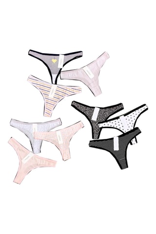 12 tangas Multicolore