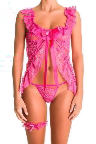 Ensemble 3 pièces Fuchsia