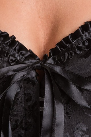 Corset et string Noir