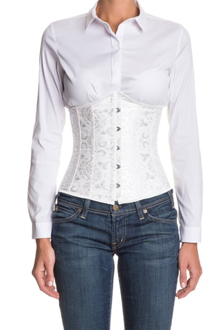 Corset et string Blanc
