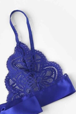 Soutien-gorge et tanga Bleu
