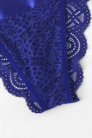 Soutien-gorge et tanga Bleu