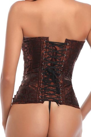 Corset et string - Cuivre