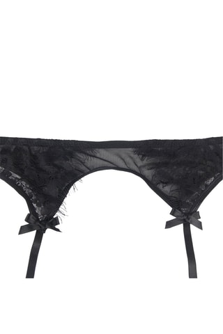 Porte-jarretelles et culotte Noir