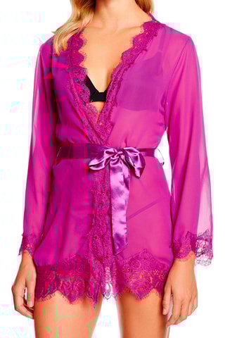 Déshabillé et string Fuchsia