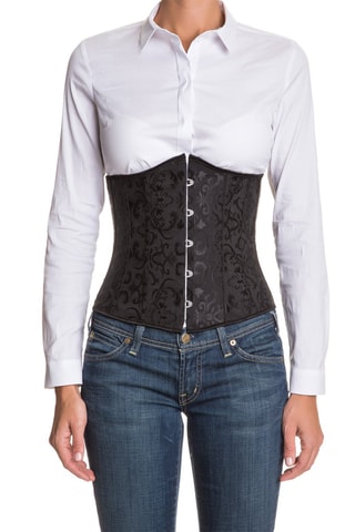 Corset et string Noir