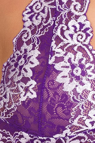 Babydoll et string Violet