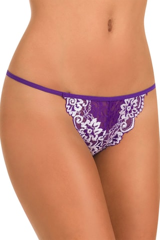 Babydoll et string Violet