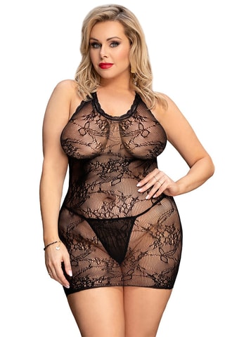 Babydoll et string Noir