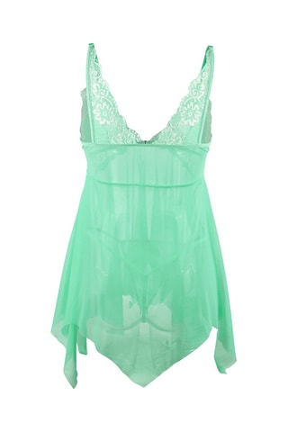 Babydoll et string Vert