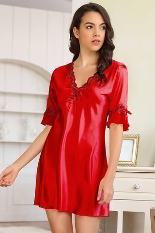 Chemise de nuit - Rouge