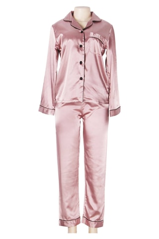 Pyjama en soie - Rose poudré