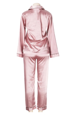 Pyjama en soie - Rose poudré