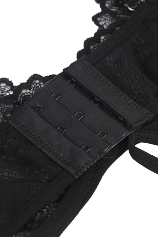Soutien-gorge et culotte en dentelle - Noir