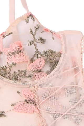 Crop top et string - Rose clair