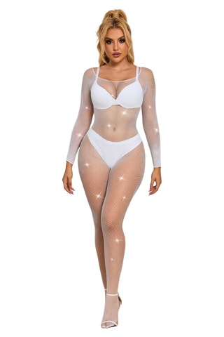 Combinaison ouverte - Blanc