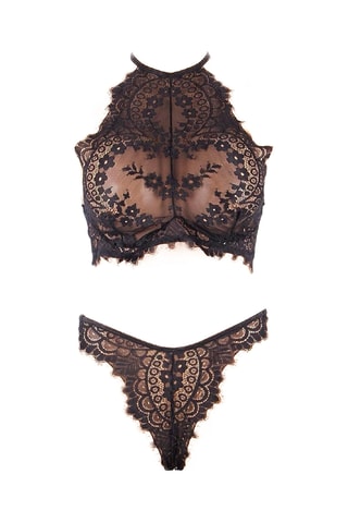 Brassière et tanga - Bleu marine