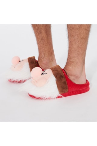 Pantofole imbottite Brontolo Biancaneve Disney Grinchiz - Rosso