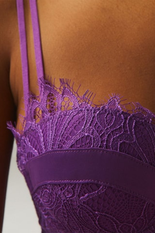 Reggiseno preformato Alafoliz Satiniz - Viola