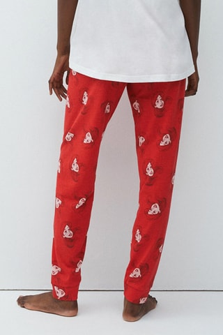 Pantaloni sportivi in cotone bio Ariel La sirenetta Disney Arielliz - Bianco - Undiz