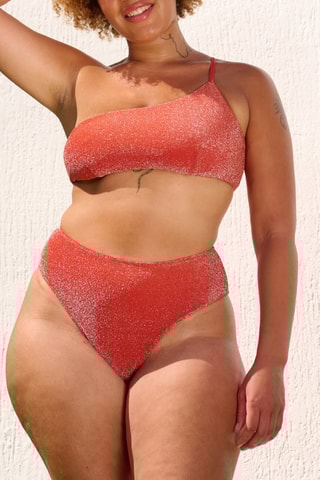 Slip bikini Pailletiz - Arancione