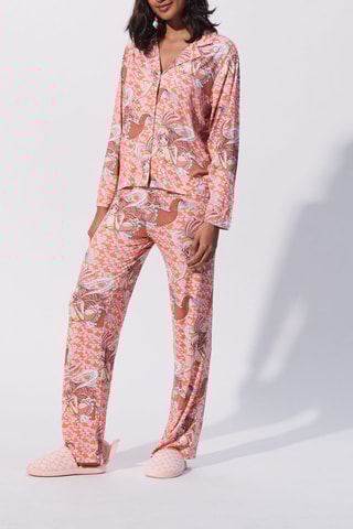 Camicia pigiama Shirahiz - Rosa - Undiz