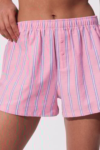 Shorts pigiama Landstripiz - Rosa - Undiz
