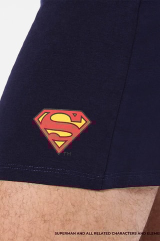 2 boxer Superman Justice League DC Comics Supercalciz - Rosso e navy
