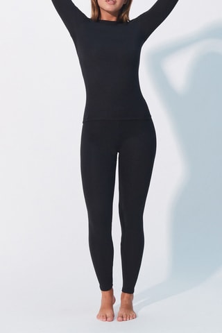 Leggings a vita alta Mouniz - Nero