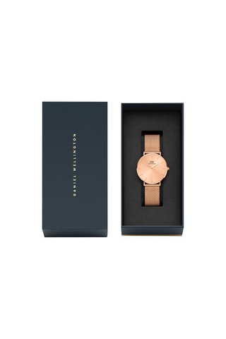 Reloj de acero Unitone - 36 mm - Rosa dorado