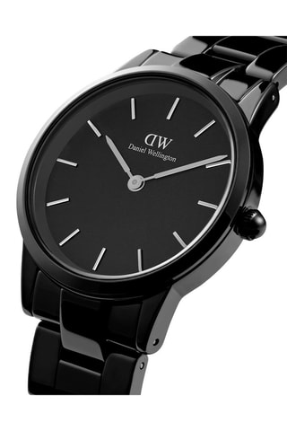 Reloj de acero Iconic Link Ceramic - 28 mm - Negro