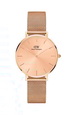 Reloj de acero Unitone - 32 mm - Rosa dorado