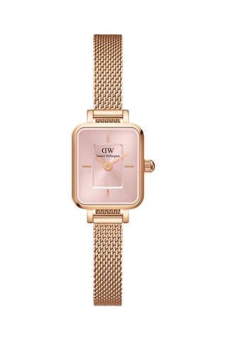 Reloj de cuarzo de acero - Rosa dorado y rosa
