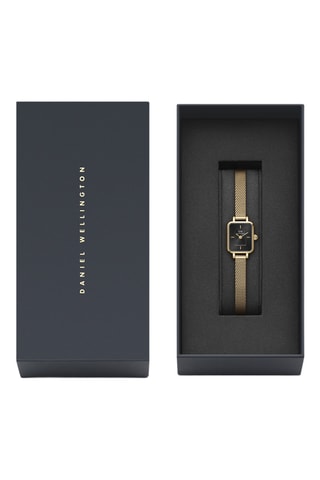 Reloj de cuarzo de acero - Dorado y negro