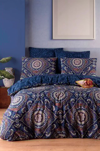 Conjunto de edredão Varak Azul